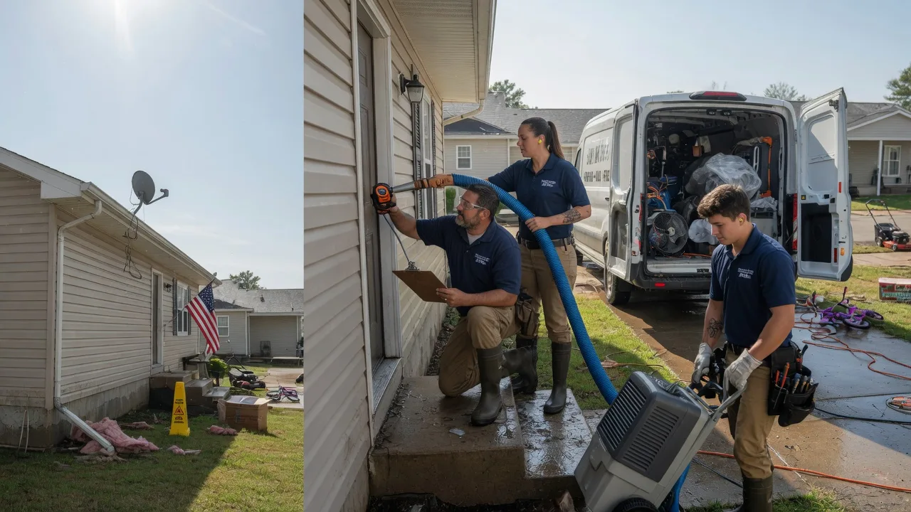 Ceiling Water Damage Restoration in Higginsville, MO near me